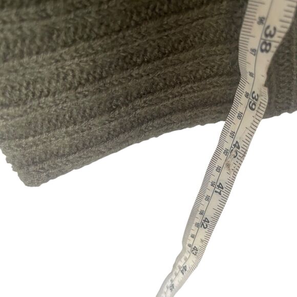 Design History Large Green Chunky Cable Knit Open Front Duster Cardigan Sweater - Picture 9 of 9